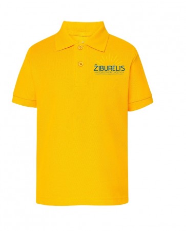 Polo marškinėliai pradinukams su mokyklos emblema