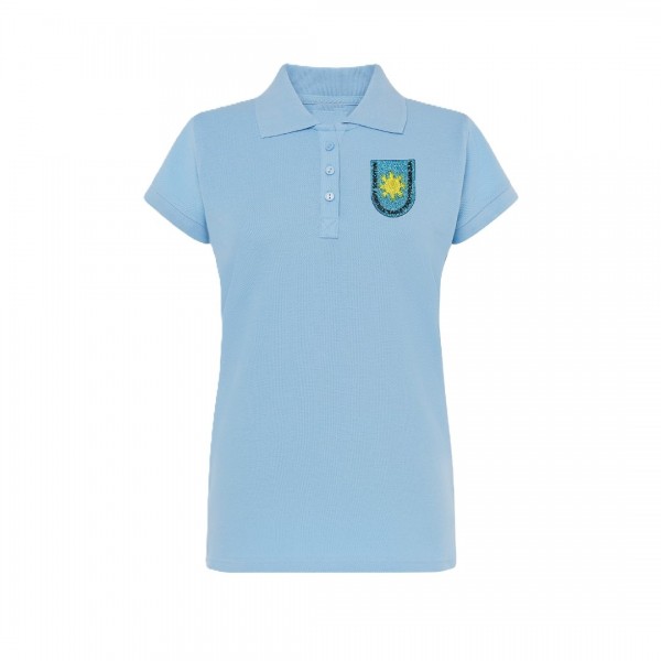 Polo marškinėliai su emblema mergaitėms/merginoms