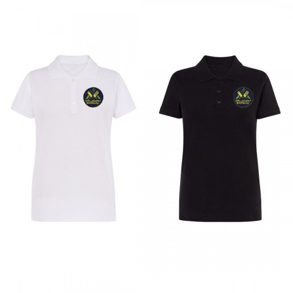 Polo marškinėliai mergaitėms/merginoms su mokyklos emblema