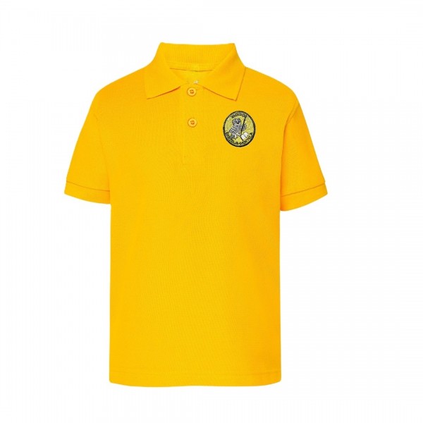 Polo marškinėliai  berniukui/vaikinui su mokyklos emblema