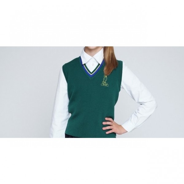 Vest with school logo