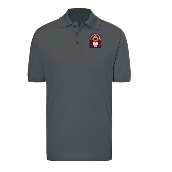 Unisex polo marškinėliai su mokyklos emblema