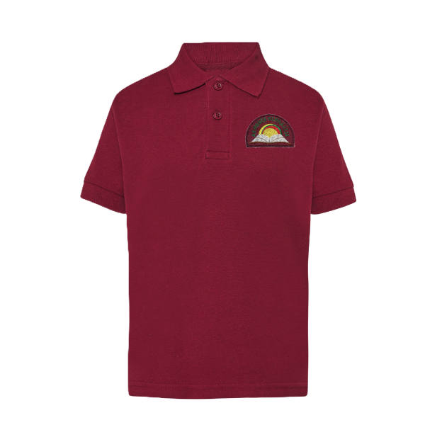 Polo marškinėliai  berniukui/vaikinui su mokyklos emblema
