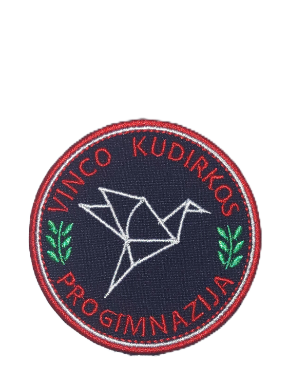 Radviliškio V.Kudirkos progimnazijos emblema-0