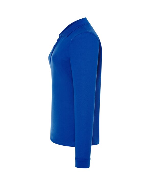 Polo marškinėliai ilgomis rankovėmis su emblema mergaitėms/merginoms-5124