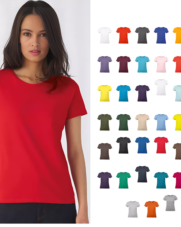 Moteriški sportinio tipo marškinėliai -0