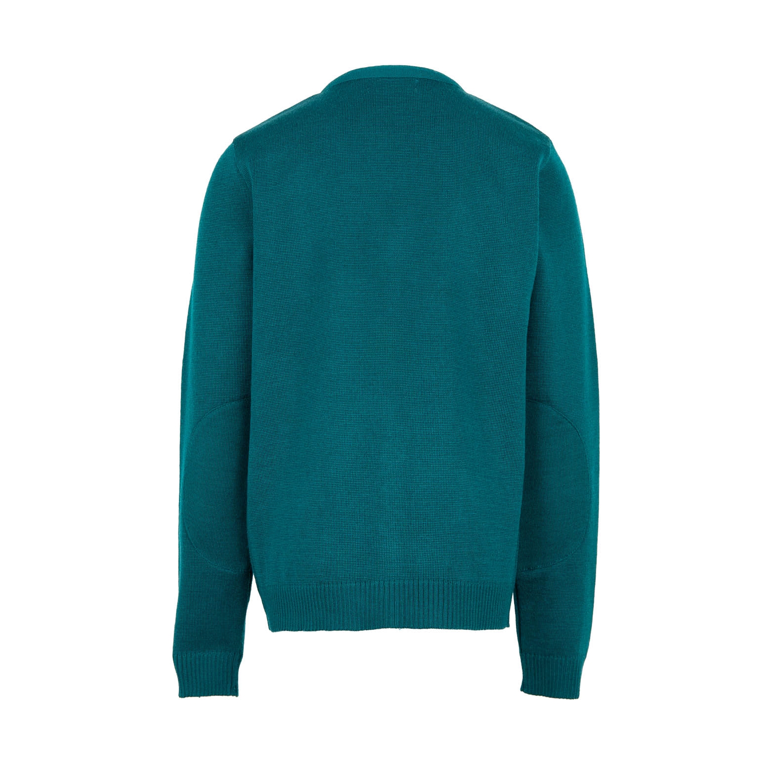 Megztinis V formos kaklu su mokyklos emblema-6518