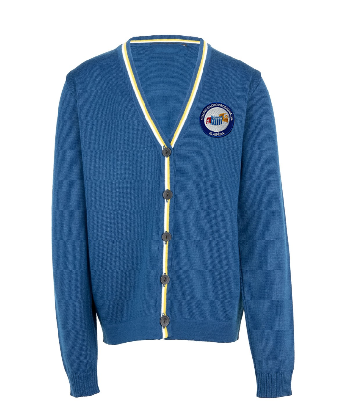 Žaketas su mokyklos emblema