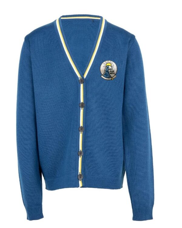 Žaketas su mokyklos emblema