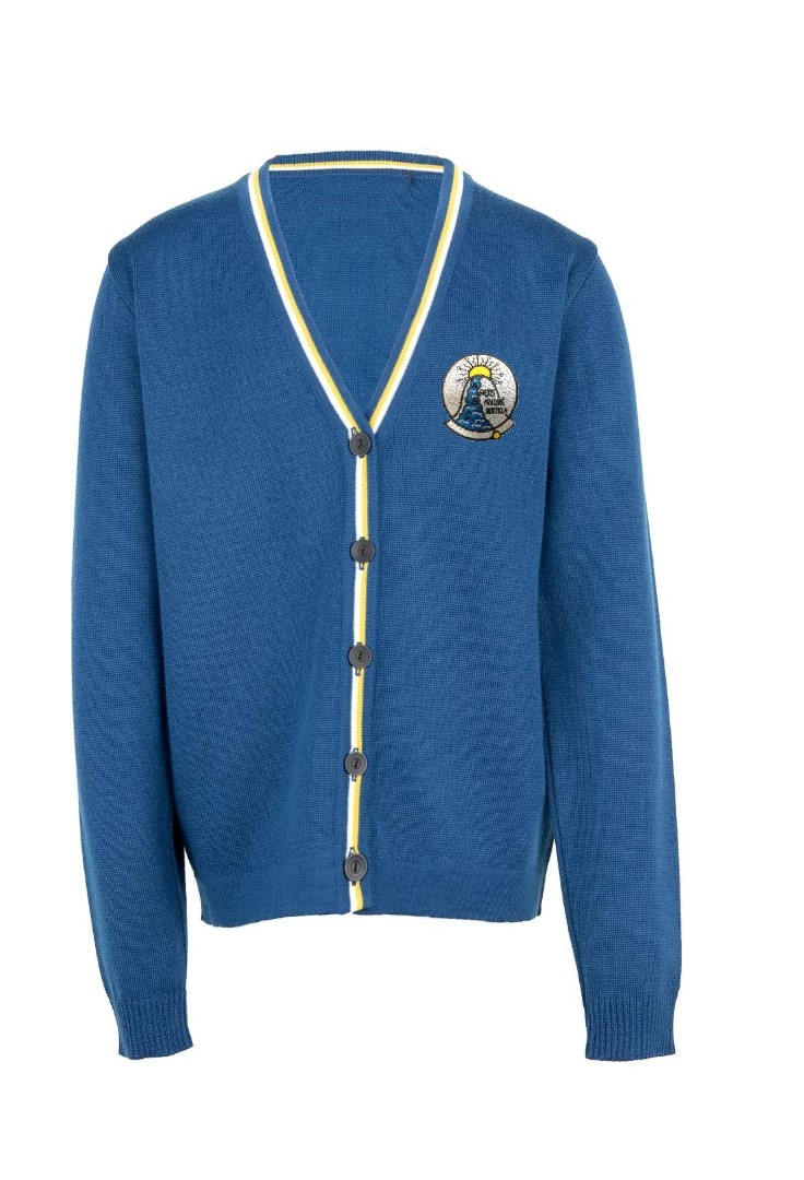 Žaketas su mokyklos emblema