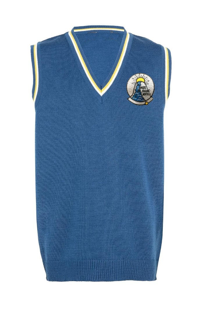 Liemenė su mokyklos emblema