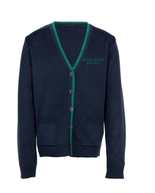 Žaketas su mokyklos emblema