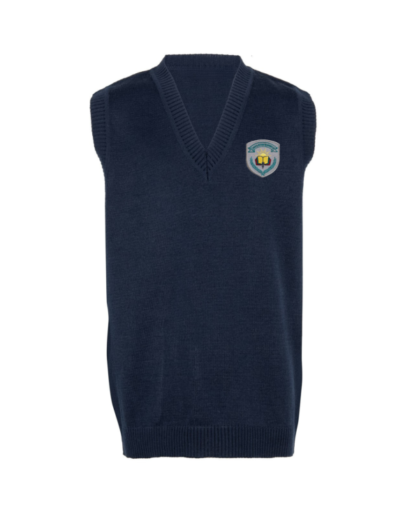 Liemenė su mokyklos emblema