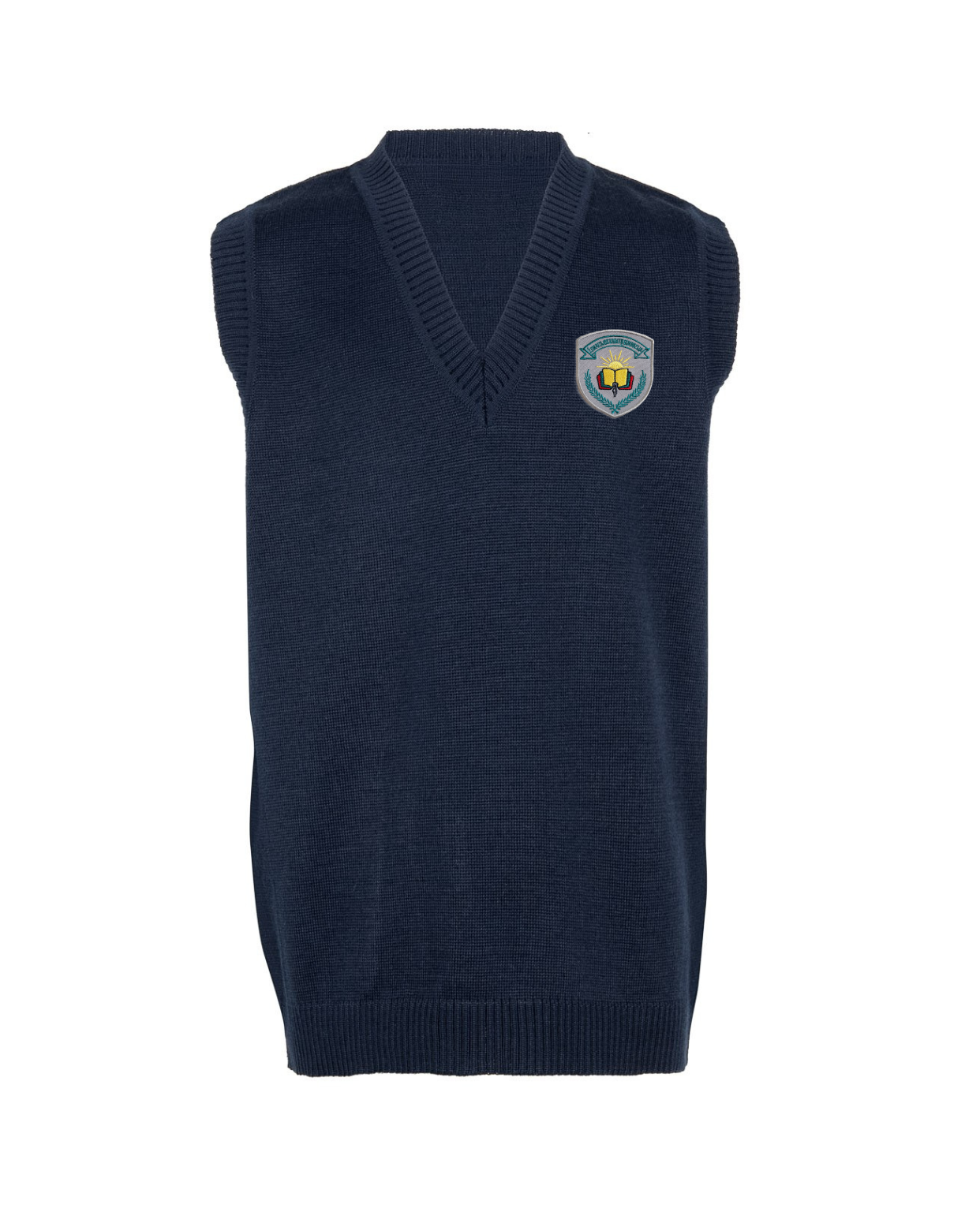 Liemenė su mokyklos emblema