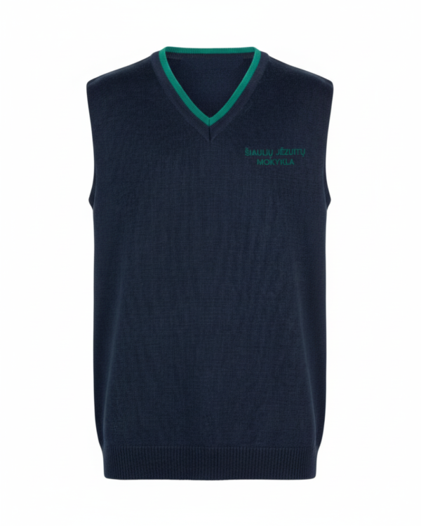 Liemenė su mokyklos emblema