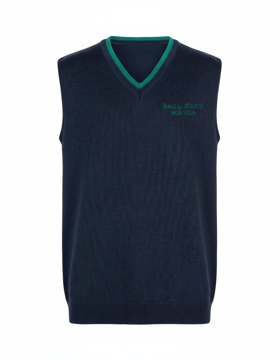 Liemenė su mokyklos emblema