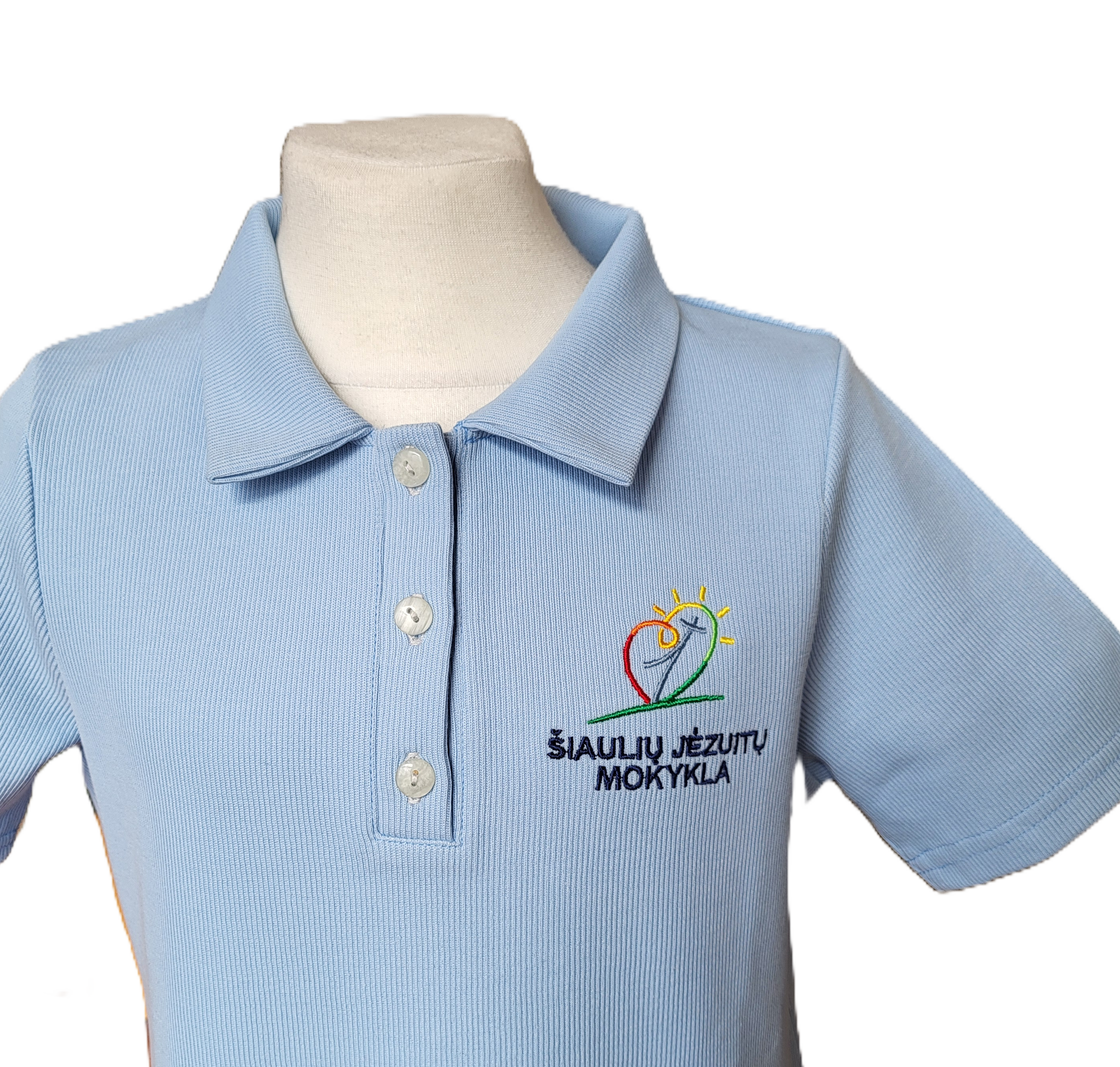 Polo suknelė su mokyklos emblema - Image 2