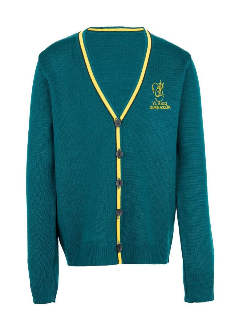 Žaketas su mokyklos emblema