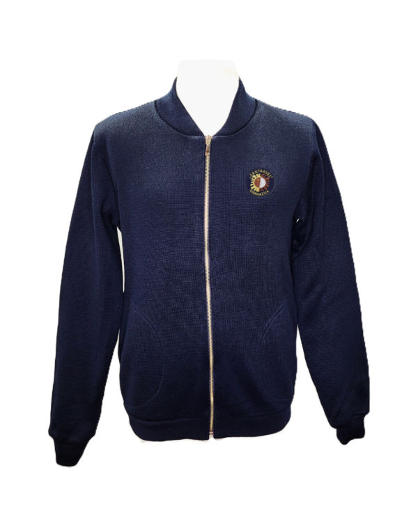 Užtraukiamas megztinis su mokyklos emblema