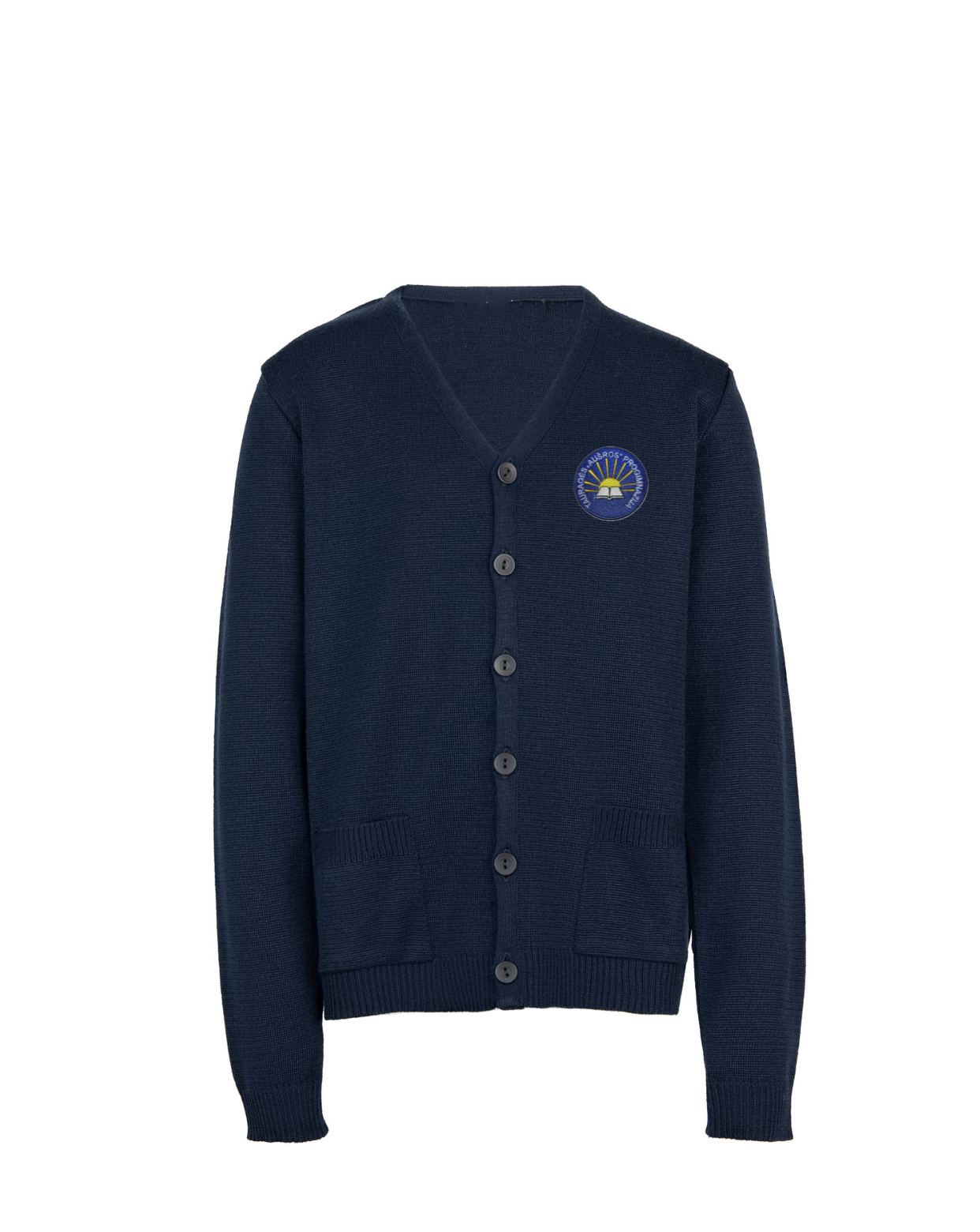 Žaketas su mokyklos emblema