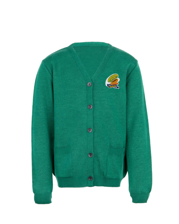 Žaketas su mokyklos emblema