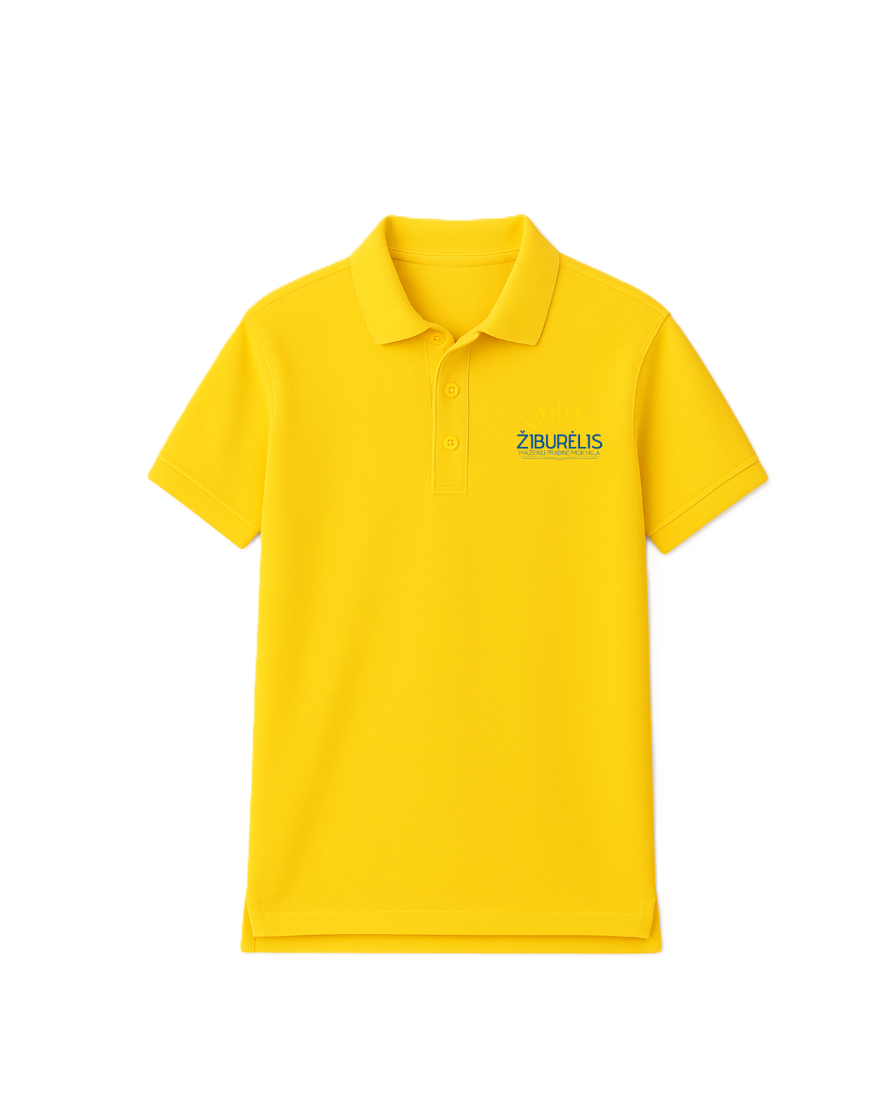 Polo marškinėliai trumpomis rankovėmis su mokyklos logotipu