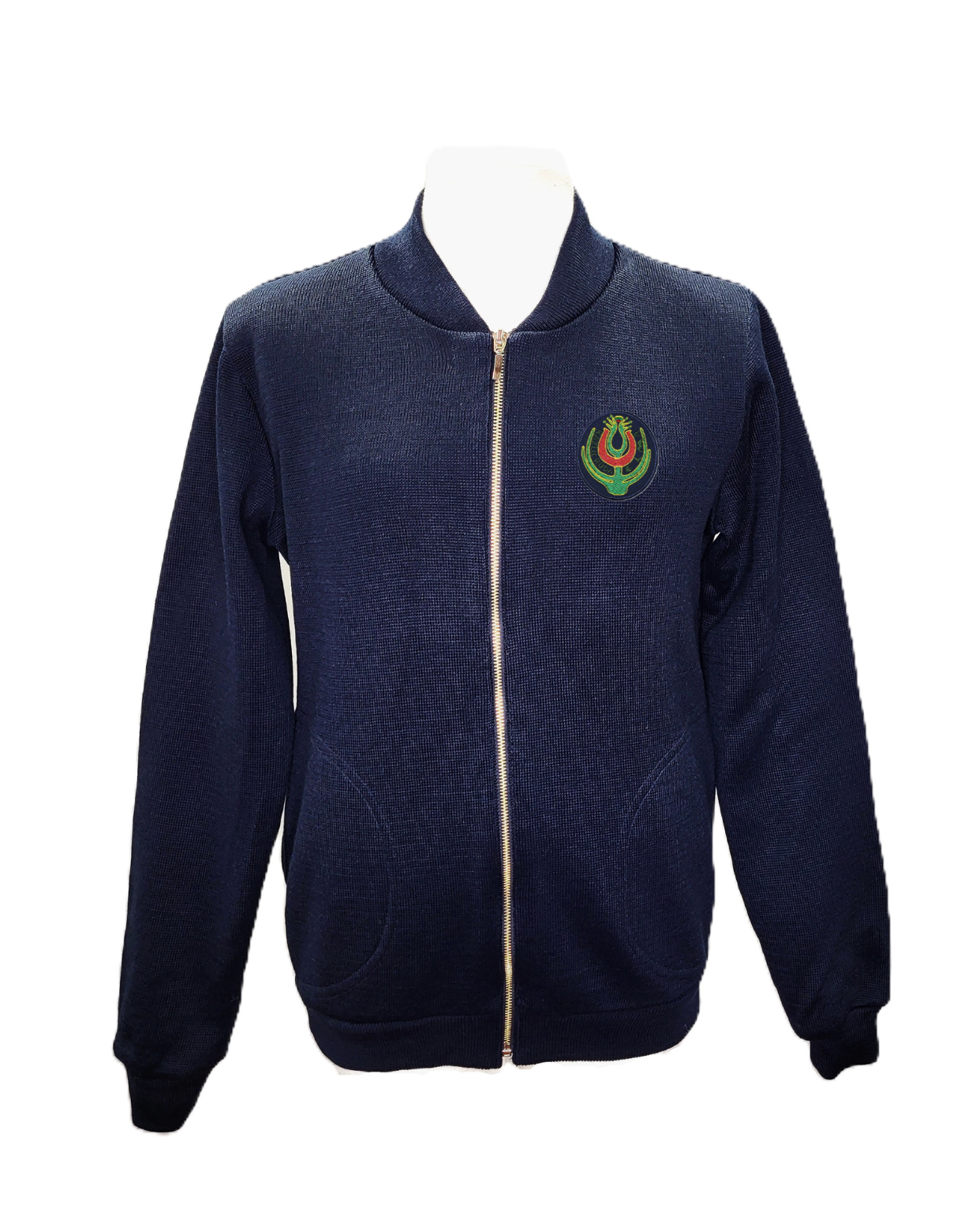 Užtraukiamas megztinis su mokyklos emblema