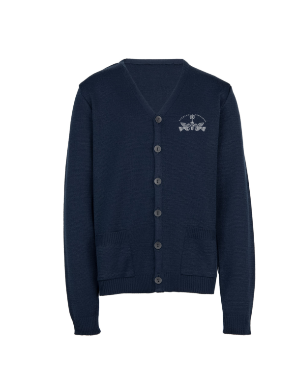 Žaketas su mokyklos emblema