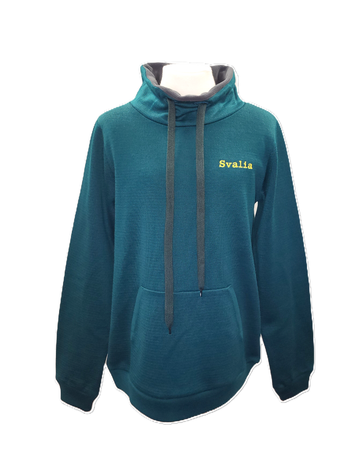 Megztas sportinis džemperis su mokyklos emblema