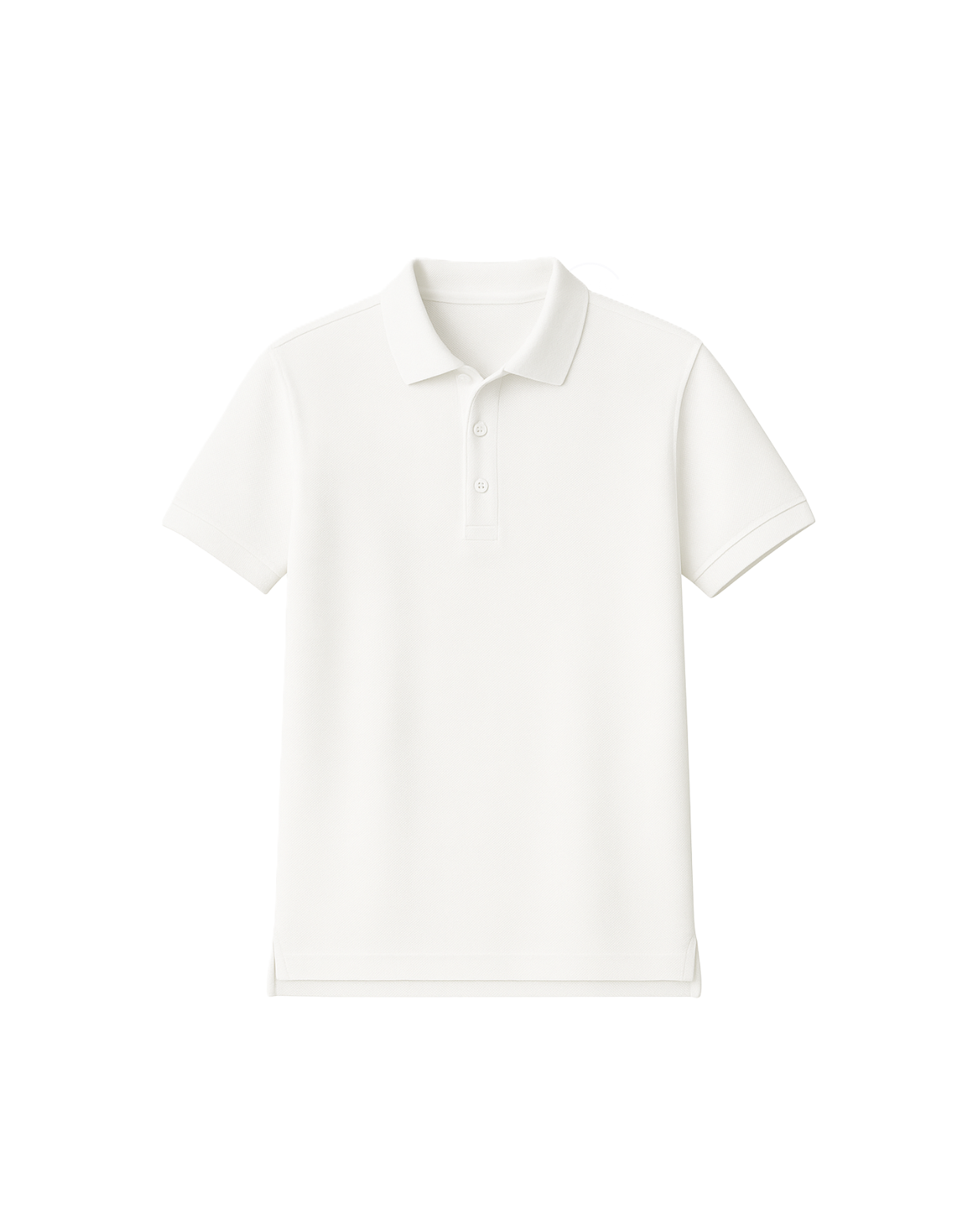 Polo marškinėliai trumpomis rankovėmis be mokyklos emblemos