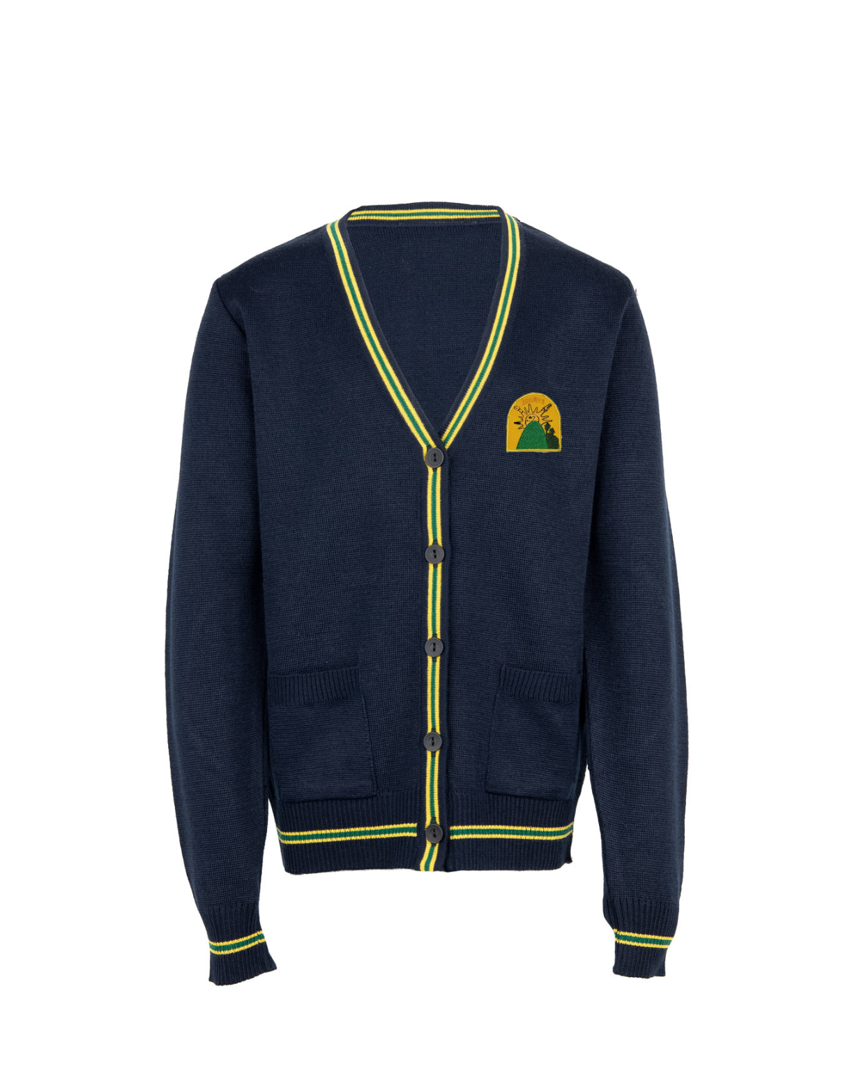 Žaketas su mokyklos emblema