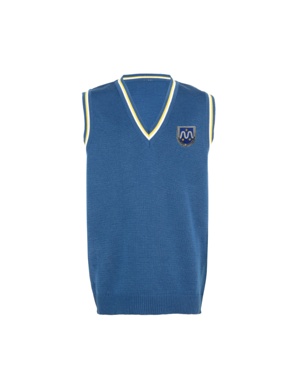 Liemenė su mokyklos emblema