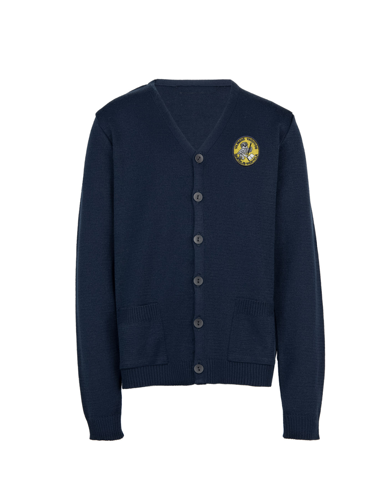 Žaketas su mokyklos emblema