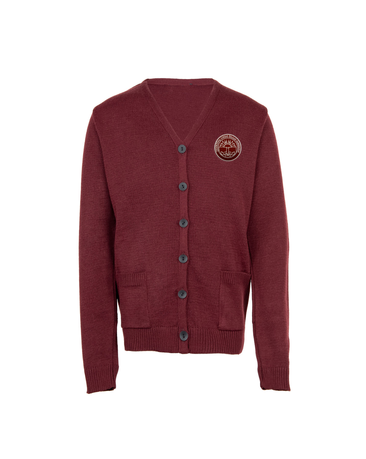 Žaketas su mokyklos emblema