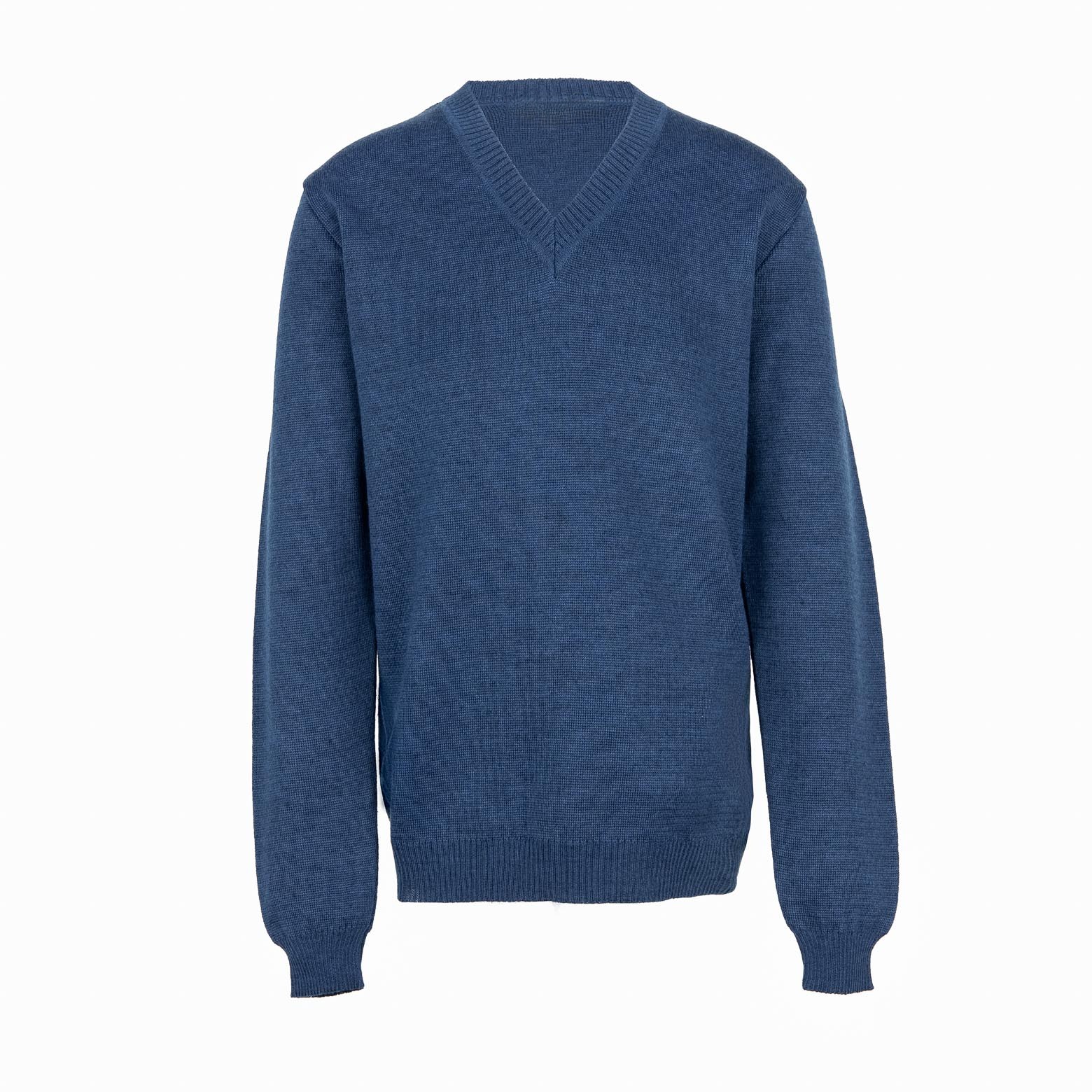 Megztinis V-formos apykakle be mokyklos emblemos