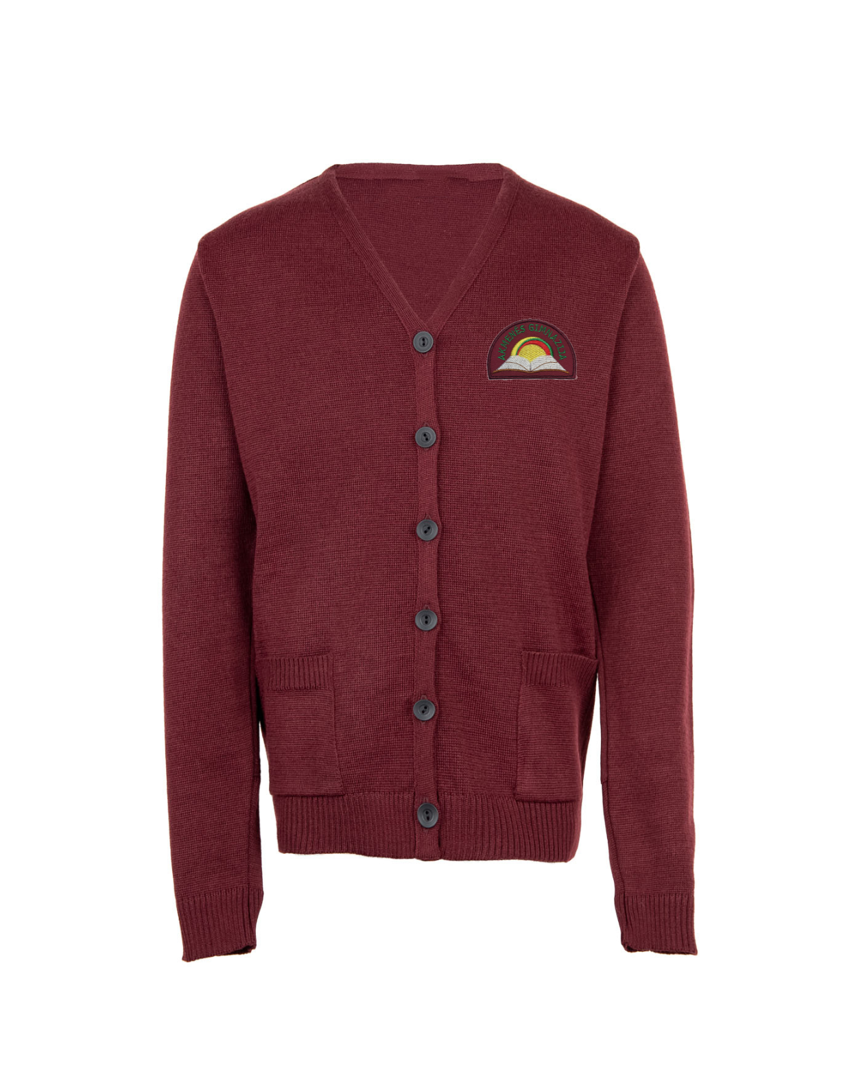 Žaketas su mokyklos emblema