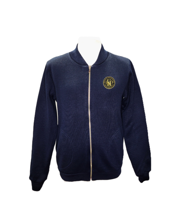 Užtraukiamas megztinis su mokyklos emblema