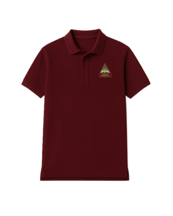 Polo marškinėliai trumpomis rankovėmis su mokyklos logotipu