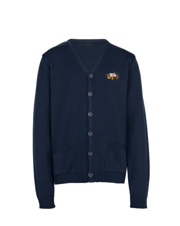 Žaketas su mokyklos emblema