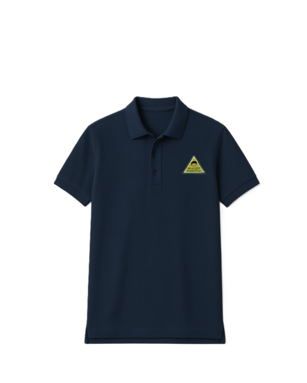 Polo marškinėliai trumpomis rankovėmis su mokyklos logotipu