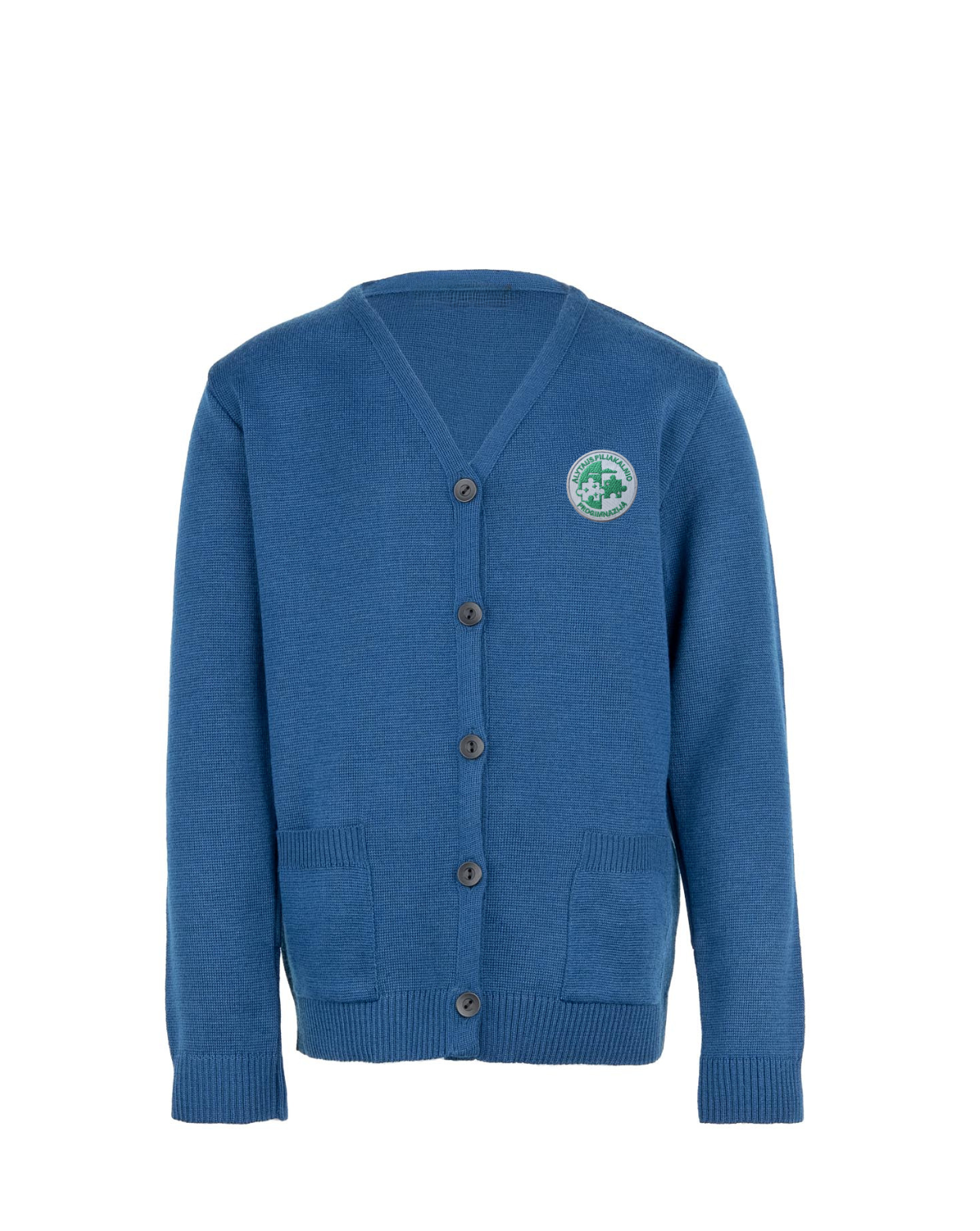 Žaketas su mokyklos emblema