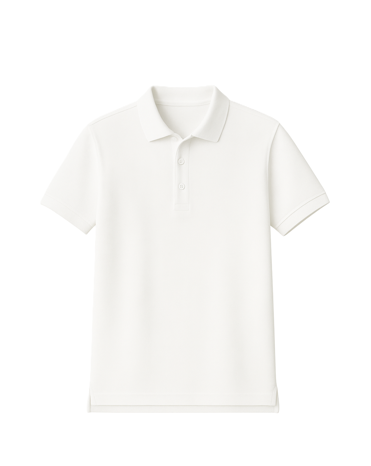 Polo marškinėliai trumpomis rankovėmis be mokyklos emblemos