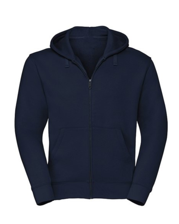 Trikotažinis džemperis su užtrauktuku be mokyklos logotipo