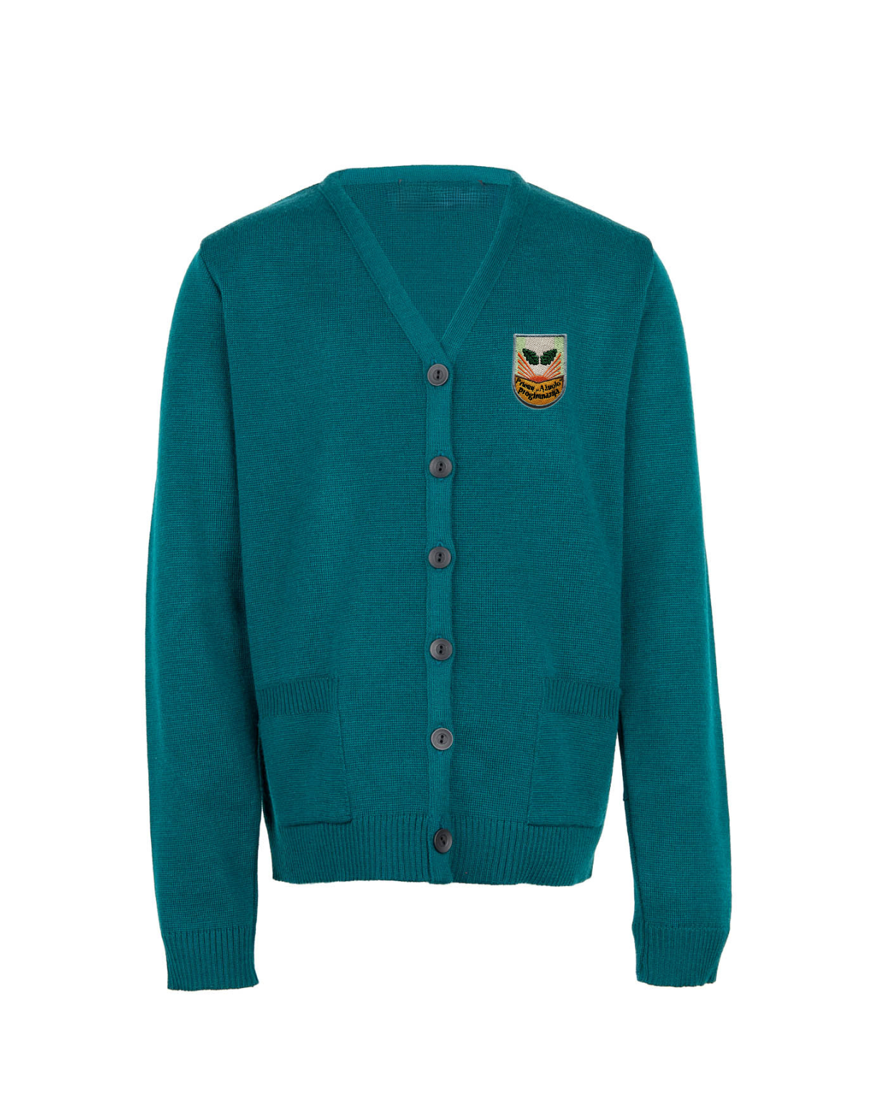 Žaketas su mokyklos emblema