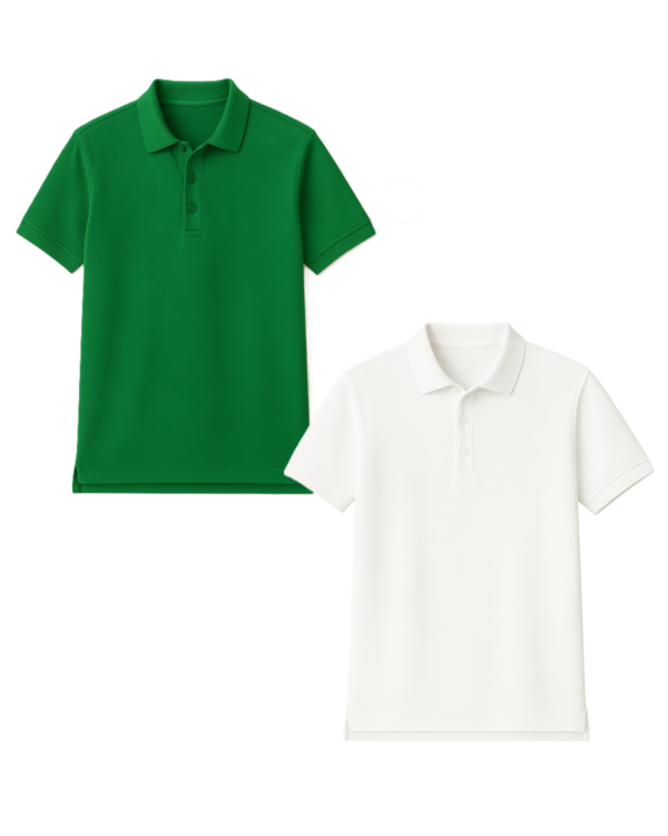 Polo marškinėliai  trumpomis rankovėmis be mokyklos emblemos