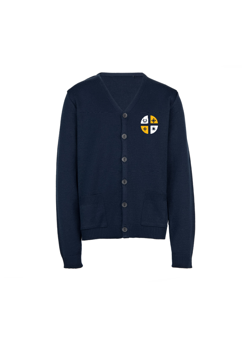 Žaketas su mokyklos emblema