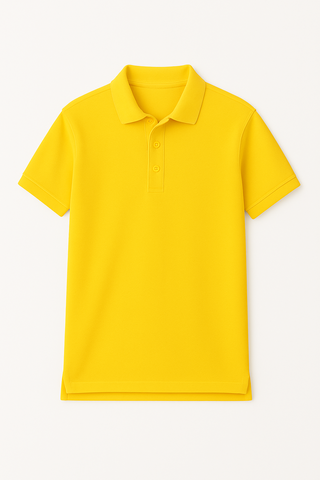 Polo marškinėliai trumpomis rankovėmis be mokyklos emblemos