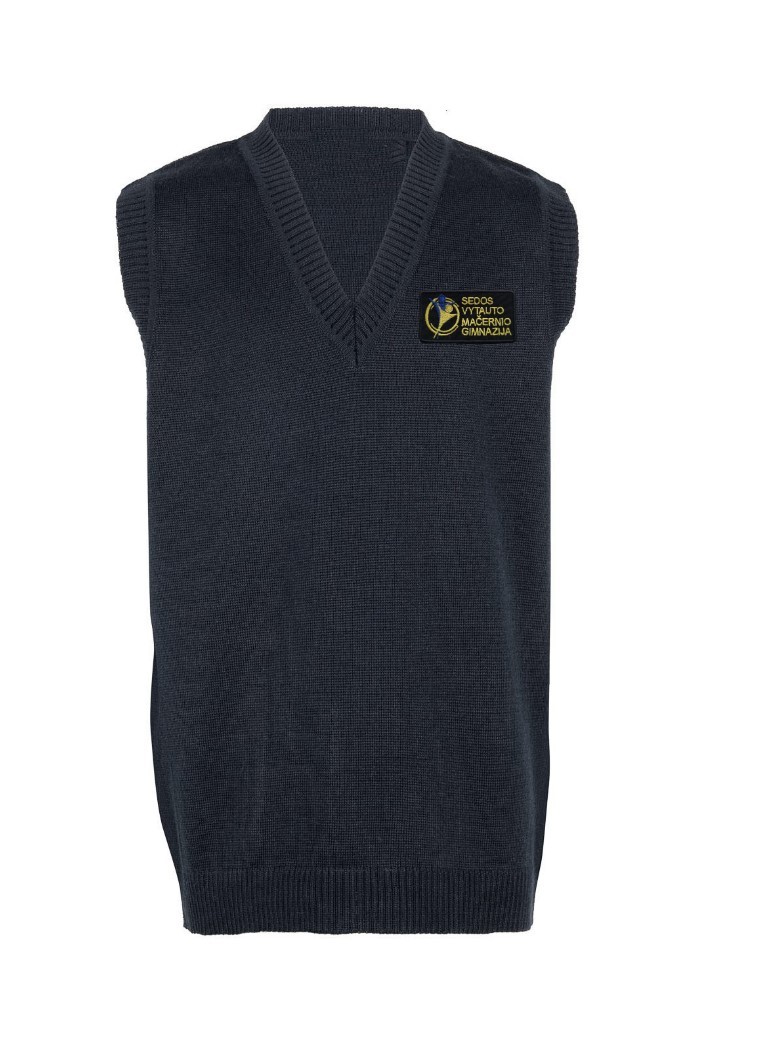 Liemenė su mokyklos emblema