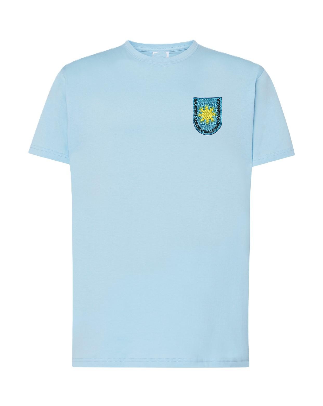 Sportinė maikutė su mokyklos logotipu