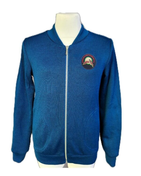 Užtraukiamas megztinis su mokyklos emblema